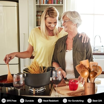 10-Piece Wooden Cooking Utensil Set for Every Chef