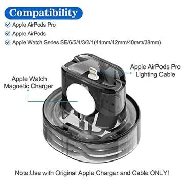 Apple Watch Stand Black and Pink for All Devices