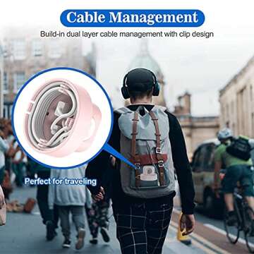 Apple Watch Stand Black and Pink for All Devices