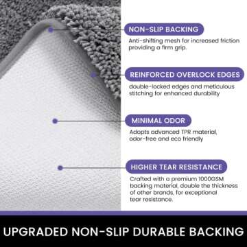 Oiilores Door Mat for Muddy Pets - Super Absorbent & Slip-Resistant