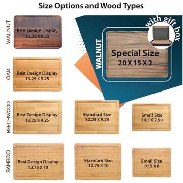 The Grillfather Wood Cutting Board, Men Christmas Gift Idea, BBQ Gift, Personalized Gift for Men, Dad, Grandpa, Custom Engraved Cutting Board, Father's or Grandpa's Birthday Gift, Grill Master Board