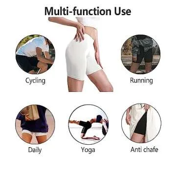 Comfortable Anti-Chafing MELERIO Women's Slip Shorts