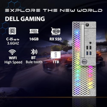 Dell RGB Gaming Desktop: Intel i5, 16GB RAM, 1TB SSD