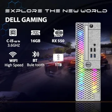 Dell RGB Gaming Desktop: Intel i5, 16GB RAM, 1TB SSD