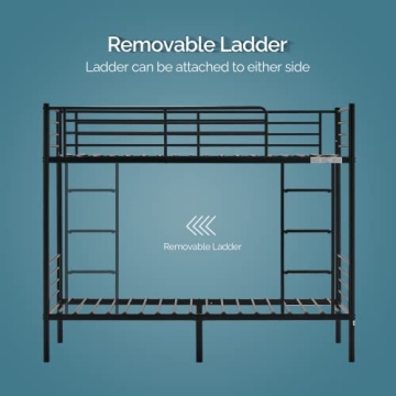 Stylish VINGLI Twin Over Twin Bunk Bed for All Ages