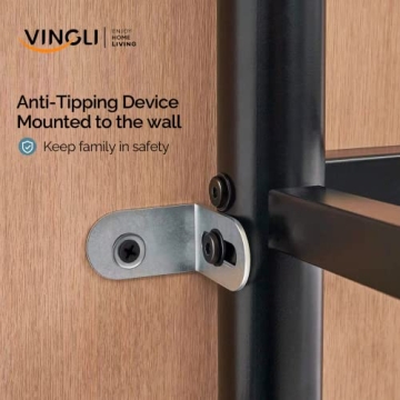 Stylish VINGLI Twin Over Twin Bunk Bed for All Ages