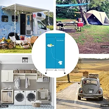 Portable Electric Clothes Dryer Machine - 110V 1000W