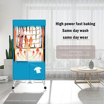 Portable Electric Clothes Dryer Machine - 110V 1000W