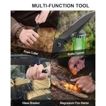 Hunting Knife with Multi Tool for Camping and Hiking