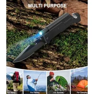 Hunting Knife with Multi Tool for Camping and Hiking