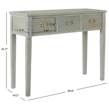 Stylish SAFAVIEH Console Table with 3 Drawers for Home