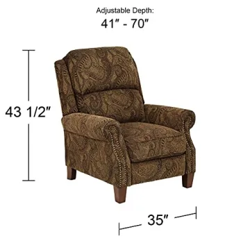 Kensington Hill Paisley Recliner Chair for Home Comfort