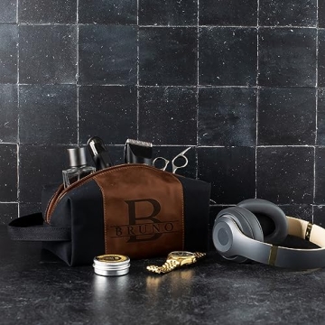 Men's Personalized Toiletry Bag with Custom Engraving