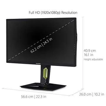 25" ViewSonic XG2560 FHD 240Hz Gaming Monitor