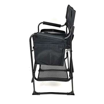 Deluxe TuscanyPro Portable Big Daddy Heavy-Duty Tall Director Chair - Perfect for Events - 29 Inch Seat Height