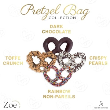 Gourmet Chocolate Pretzels Gift Bag | 8 oz Delightful Treat
