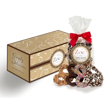 Gourmet Chocolate Pretzels Gift Bag | 8 oz Delightful Treat