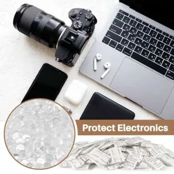 Sukh 100PCS Silica Packets for Electronics Jewelry Storage