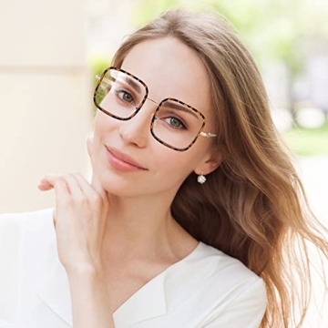 Stylish Oversized Reading Glasses for Comfort Protection