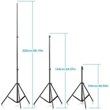 Neewer 700W Octagon Softbox Continuous Lighting Kit for Camera Photo Video Photography, Includes: (2)32x32 inches/80x80 centimeters Softbox, (2)85W 5500K Light Bulb, (2)Light Stand, (1)Carrying Bag