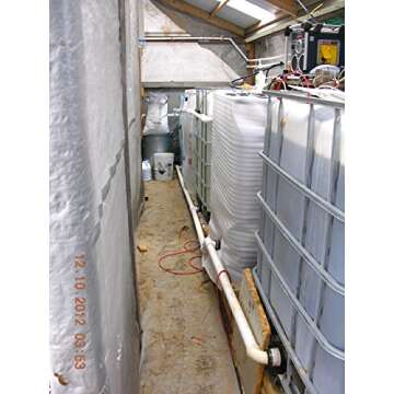 Aquaponics Bell Siphon Kit for IBC Growbed - Adjustable Solution