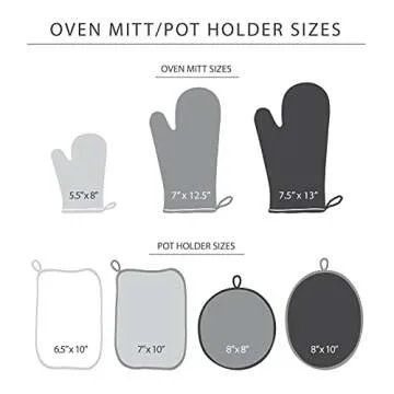 KitchenAid Silicone Oven Mitt Set for Heat Protection