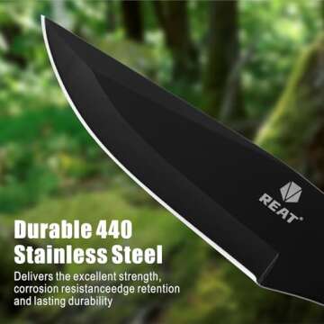 Durable REAT Throwing Knives - Ideal for All Skill Levels