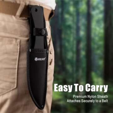 Durable REAT Throwing Knives - Ideal for All Skill Levels