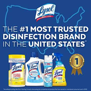 Lysol Disinfectant Wipes for All Surfaces, 80 Count