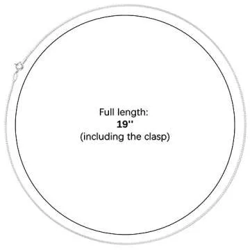 ASHINE Silver Necklace Chain Silver Chain Necklace for Women Sterling Silver Chain Silver Chain Charm Jewelry Chain Long Necklaces for Women (0.8mm Box Chain Spring Ring Clasp 19 Inches)