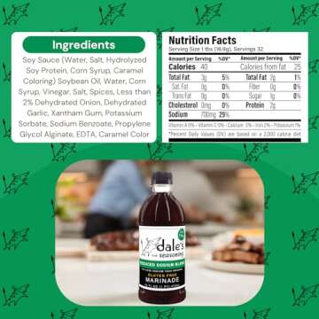 Dale's Reduced Sodium Steak Seasoning & Marinade - 32 oz
