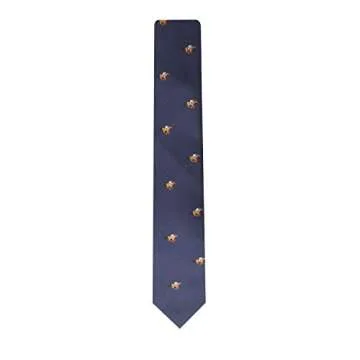 AUSCUFFLINKS Horse Racing Ties for Men | Equestrian Rider | Animal Lover Novelty Neck Ties Present for Him | Horse Pony Racing | Jockey Mens Happy Neckties | (RACING HORSE)