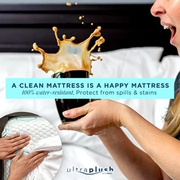 UltraPlush King Waterproof Mattress Protector for Peaceful Sleep