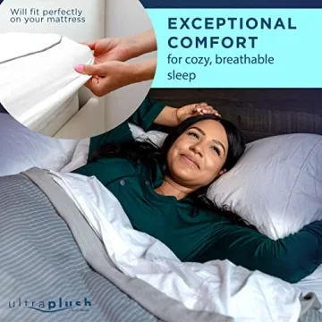 UltraPlush King Waterproof Mattress Protector for Peaceful Sleep