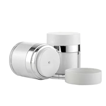 Wresty Airless Cosmetic Containers Set - Travel Friendly Skincare Jars