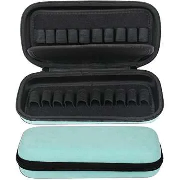 20 Bottle Essential Oil Case for Safe Travel and Storage