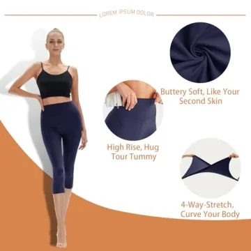 Premium High Waisted Leggings for Women with Tummy Control