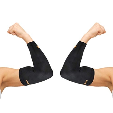 THX4COPPER Elbow Compression Sleeve (Set of 2) – Ultimate Copper Infused Support for Pain Relief
