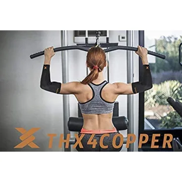 THX4COPPER Elbow Compression Sleeves - Pain Relief for All Activities