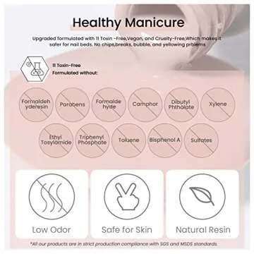 MAYCHAO Long-Lasting Light Pink Gel Nail Polish 15ML