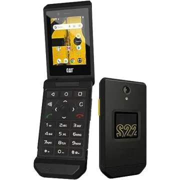 Cat S22 Flip (16GB) 2.8" Touchscreen, Android 11, IP68 Water Resistant, 4G LTE GSM (T-Mobile Unlocke...