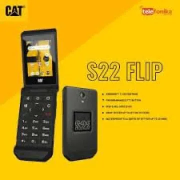 Cat S22 Flip (16GB) 2.8" Touchscreen, Android 11, IP68 Water Resistant, 4G LTE GSM (T-Mobile Unlocked for MetroPCS, Global) (Black)