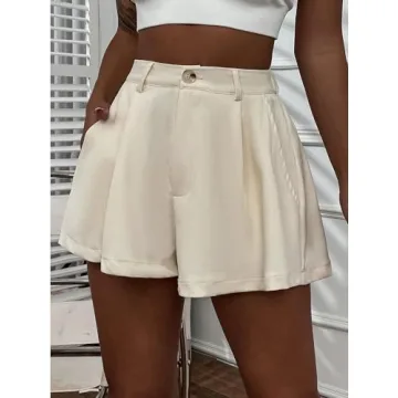Women's Casual High Waisted Flowy Shorts for Summer