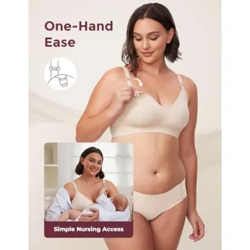 Momcozy Nursing Bras Seamless Comfort for Maternity