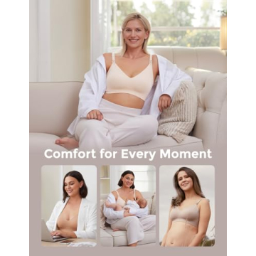 Momcozy Nursing Bras Seamless Comfort for Maternity