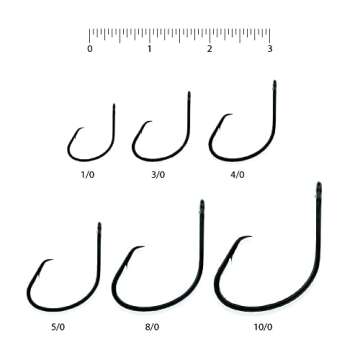 Team Catfish 8/0 Double Action Circle Hooks (3 Pack)
