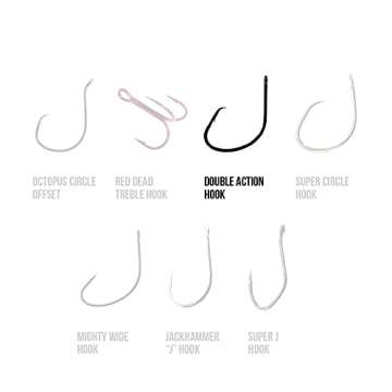 Team Catfish 8/0 Double Action Circle Hooks (3 Pack)