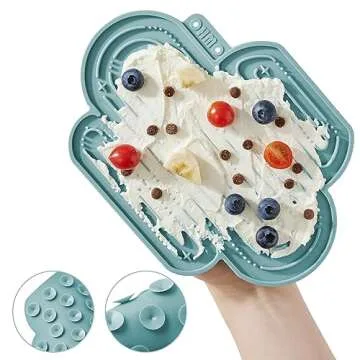 OHMO-Cactus Lick Mat for Dogs and Cats(2 Pack) Easy to Clean Pet Slow Feeder with Suction Cups, Licking Pad for Anxiety Relief and Boredom Reduction