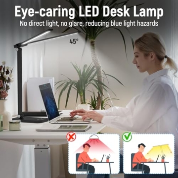 Adjustable Foldable Desk Lamp - Eye-Caring LED Lighting