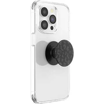 Trendy PopSockets Phone Grip with Leopard Design